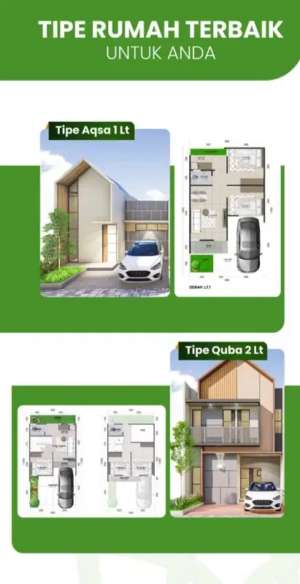 rumah syariah cash 500 600 juta Depok dekat Jakarta Selatan Pamulang lokasi di Sawangan, tersedia melalui melalui situs Olx