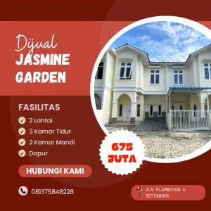 RUMAH TIPE 100 DAERAH FLAMBOYAN, DETAIL LANJUT HUB KITA lokasi di Medan Selayang, tersedia melalui melalui situs Olx