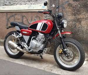 Jual bekas Scorpio custom scrambler,lokasi di Pamulang