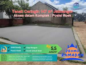 Tanah Hoek Jatinangor 147 m Dalam Komplek Siap Bangun lokasi di Jatinangor, tersedia melalui melalui situs Olx