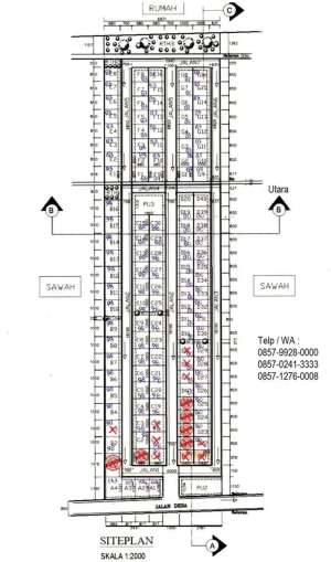 Tanah Kavling Dalam Perumahan System Cluster IYB AAS2 Gatak Tempel lokasi di Gatak, tersedia melalui melalui situs Olx
