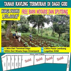 TANAH KAVLING MURAH DI DAGO GIRI lokasi di Dago, tersedia melalui melalui situs Olx