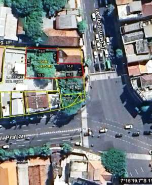 Tanah Komersial Langkah di Pusat Kota Surabaya lokasi di Genteng, tersedia melalui melalui situs Olx