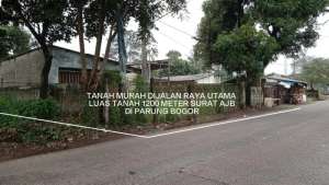 TANAH MURAH DI JALAN RAYA PAHLAWAN CISEENG GUNUNG SINDUR BOGOR lokasi di Parung, tersedia melalui melalui situs Olx