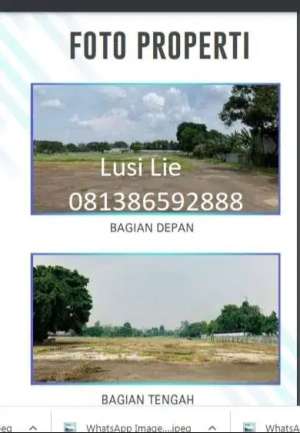 Tanah padat luas 3,7355 ha Tangerang, harga murah dibawah njop lokasi di Tangerang, tersedia melalui melalui situs Olx