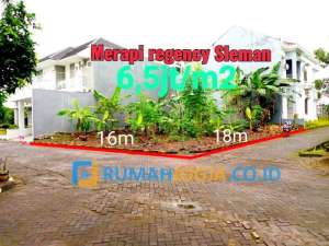 tanah pekarangan dalam perumahan merapi regency jalan kaliurang KM 9 lokasi di Ngaglik, tersedia melalui melalui situs Olx