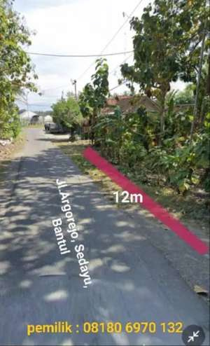 Tanah plus kebon jati lokasi di Sedayu, tersedia melalui melalui situs Olx