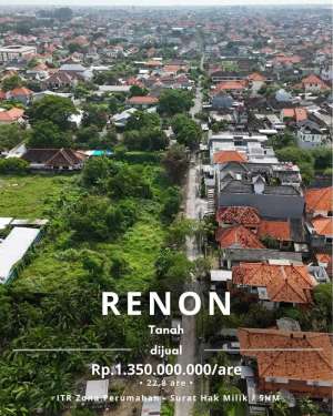 Tanah Strategis Di Renon Denpasar Bali Dengan Lingkungan Elite lokasi di Denpasar Selatan, tersedia melalui melalui situs Olx