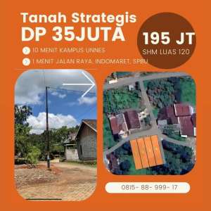 TANAH STRATEGIS JALAN RAYA GUNUNGPATI BEBAS BANJIR BISA DICICIL lokasi di Gajah Mungkur, tersedia melalui melalui situs Olx