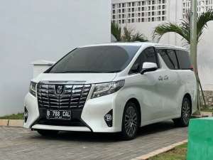 Jual bekas TDP 10jt Toyota Alphard G ATPM AT 2016 Pajak Panjang,lokasi di 