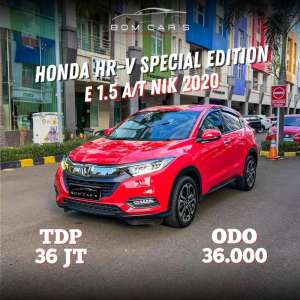 Jual bekas TDP 23 JUTAHONDA HRV 1.5 E SPESIAL EDITION CVT NIK.2020,lokasi di 