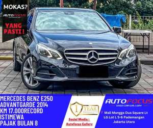 Jual bekas Tdp80JT Mesin terawat Mercedes Benz E250 2.0 Avantgarde AT Facelift,lokasi di 