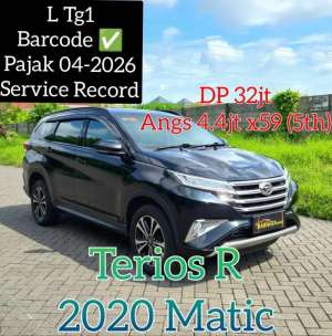 Jual bekas Terios R Matic 2020 Hitam AT Deluxe X Rush S TRD 2019 Manual G Metik,lokasi di 