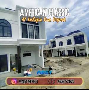 Termurah di kelapa dua Depok, Rumah 2 lantai modern eropa lokasi di Jagakarsa, tersedia melalui melalui situs Olx