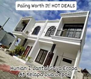 Termurah hunian modern eropa Akses UI kelapa dua Depok lokasi di Pasar Minggu, tersedia melalui melalui situs Olx