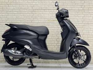 Jual bekas TERMURAH Yamaha Grand Filano 125 2024 Matte Black Mustika motoshop,lokasi di Sidoarjo