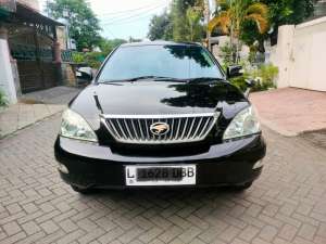 Jual bekas Toyota Harrier 2.4 2009 Hitam km low 83 ribu,lokasi di Jawa Timur