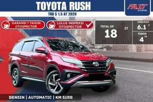 Jual bekas TOYOTA RUSH TRD S 2020 1.5 AT LOW KM.51RBPAJAK PANJANGF7ST,lokasi di 