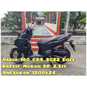 Jual bekas Vario 160cc 2022 Hitam Doff Mesin Sip,lokasi di Pedurungan