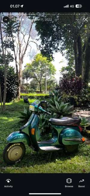VESPA EXCEL 1995 lokasi di Sumur Bandung, tersedia melalui melalui situs Olx