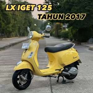 Jual bekas VESPA LX 125 IGET TAHUN 2017 GOOD CONDITION,lokasi di Bekasi Selatan