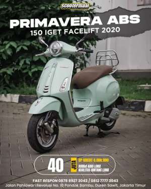 Jual bekas VESPA PRIMAVERA FACELIFT IGET 2020,lokasi di Duren Sawit