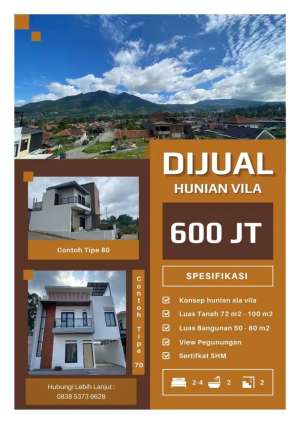 VILA HUNIAN CANTIK HANYA DI VILA ARKADIA ADA PROMO SPESIAL RAMADHAN lokasi di Cimahi Tengah, tersedia melalui melalui situs Olx