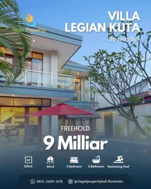 Villa Mewah Dijual Bali - Lokasi Legian Kuta lokasi di Kuta, tersedia melalui melalui situs Olx