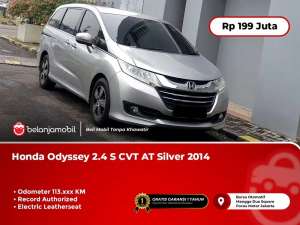 Jual bekas WARRANTYHonda Odyssey 2.4 S CVT AT Silver,lokasi di 
