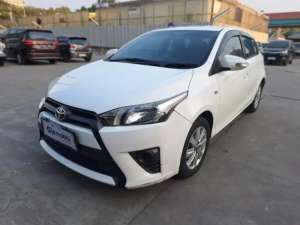 Jual bekas WEEKEND SALE TDP 10Jt Toyota Yaris 1.5 E Bensin-MT 2014 Putih,lokasi di 