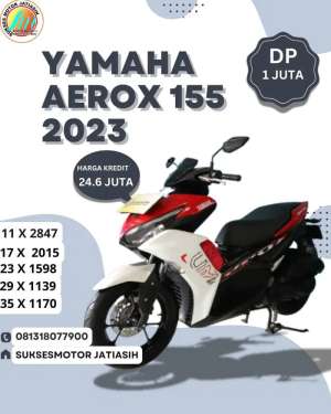 Jual bekas YAMAHA AEROX 155 CYBERCITY 2023,lokasi di Cakung