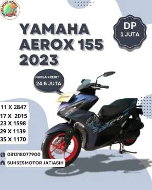Jual bekas YAMAHA AEROX 155 TAHUN 2023 BISA CASH DAN KREDIT,lokasi di Cakung