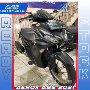 Jual bekas YAMAHA AEROX ABS 2021 LIKE NEW MASZEHH HIKMAH MOTOR KEPUH,lokasi di Sukun