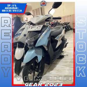 Jual bekas YAMAHA GEAR 2023 MURCE POLL BOLOH HIKMAH MOTOR KEPUH MALANG,lokasi di Sukun