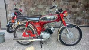 Jual bekas Yamaha L2SN merah, yamaha kepik, yamaha curut. Retro klasik tahun 74,lokasi di Setu
