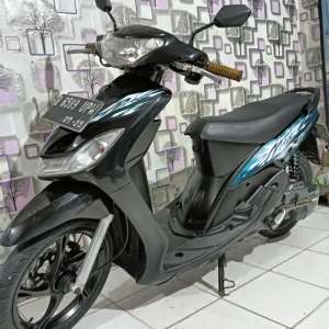 YAMAHA MIO SMILE 2010 HITAM BODI ORISINIL BENAR2 MULUS SEKALI GRES lokasi di Tanjung Priok, tersedia melalui melalui situs Olx