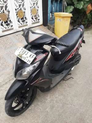 Jual bekas Yamaha Mio Soul 2011 ss lengkap mesin bagus plat T Karawang,lokasi di Cilacap Selatan