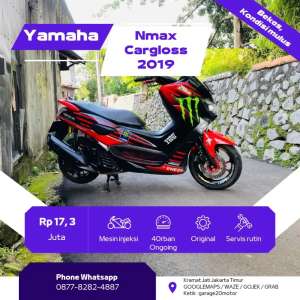 Jual bekas Yamaha Nmax 155cc Non Abs Cargloss,lokasi di Munjul