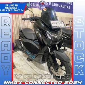 Jual bekas YAMAHA NMAX CONNECTED 2024 BARU PWOLL MASZEHH HIKMAH MOTOR KEPUH,lokasi di Sukun