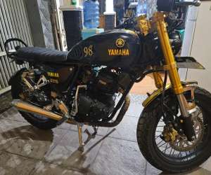 Jual bekas Yamaha Scorpio custom scrambler,lokasi di Jatiasih