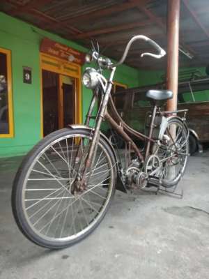 Jual bekas Zundapp Moped KAPTEIN MOBYLETTE 1951 HOLLAND . Istimewa Siap Touring,lokasi di Klaten Tengah