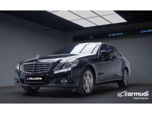 Jual bekas 2010 Mercedes-Benz E200 1.8 CGI Sedan CKD AT Hitam Dp 23,9 Jt,lokasi di DKI Jakarta