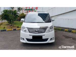 Jual bekas 2014 Toyota Alphard 2.4 G MPV putih sunroof km 50 ribuan,lokasi di DKI Jakarta