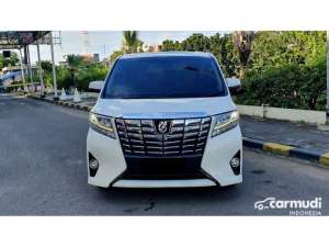 Jual bekas 2017 Toyota Alphard 2.5 G MPV putih km 32 ribuan,lokasi di DKI Jakarta