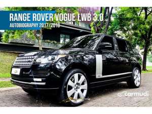 Jual bekas 2018 Land Rover Range Rover 3.0 Vogue SUV LWB Autobiography Odo 23 Rbuan DP RENDAH,lokasi di Banten