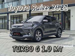 Jual bekas 2021 Toyota Raize 1.0 T G 1 Tone SUV TDP 3 JUTA,lokasi di Banten