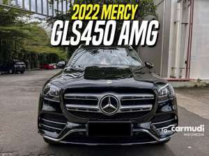 Jual bekas 2022 Mercedes-Benz GLS450 3.0 AMG Line 4MATIC SUV Black ATPM Mercy GLS 450 Hitam,lokasi di DKI Jakarta