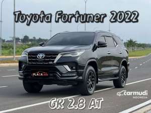 Jual bekas 2022 Toyota Fortuner 2.8 GR Sport 4X2 SUV Diesel Solar sama weTDP 10 juta,lokasi di DKI Jakarta