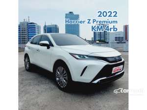 Jual bekas 2022 Toyota Harrier 2.0 SUV Z Premium White on Black Putih,lokasi di DKI Jakarta