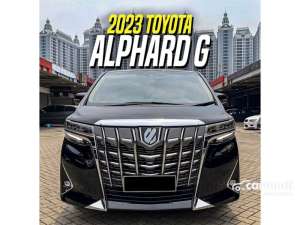 Jual bekas 2023 Toyota Alphard 2.5 G MPV Black on Beige ATPM TSS Hitam,lokasi di DKI Jakarta